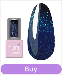 Gel polish TUFI profi PREMIUM Crystal Cat 07 Heart of the ocean 8 ml
